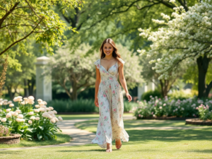 djcolossus.co.uk | Comment porter une robe longue à motifs floraux quand on est petite ?